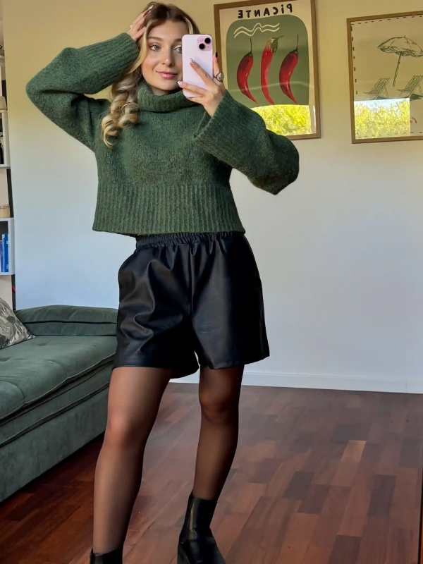 Short en similicuir - ALWEN