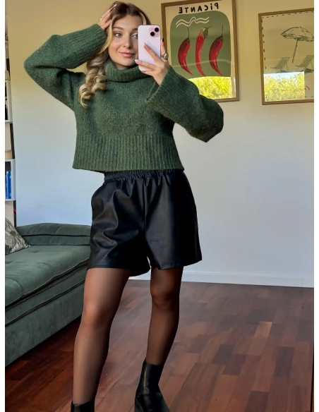 Short en similicuir - ALWEN