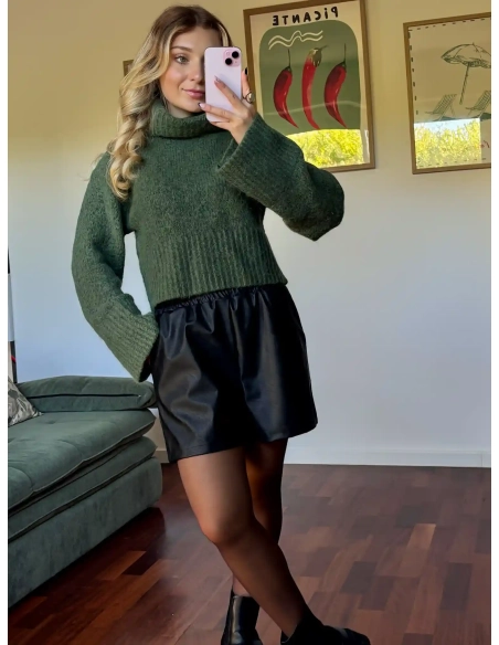 Short en similicuir - ALWEN