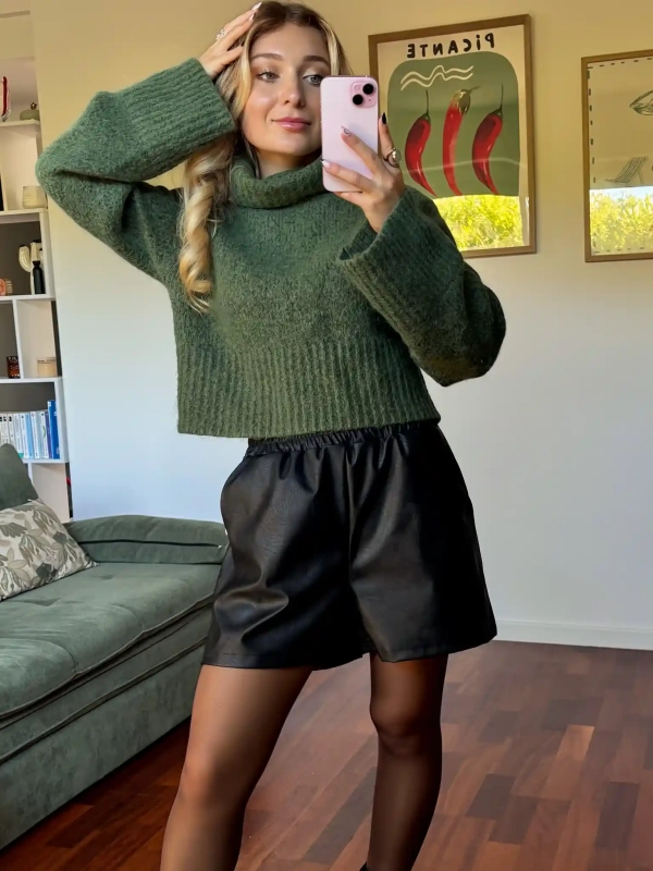 Short en similicuir - ALWEN