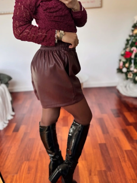 Short en similicuir - LILOU 2