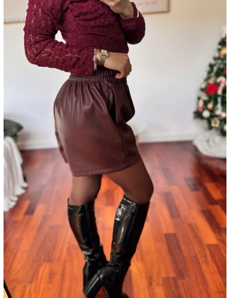 Short en similicuir - LILOU