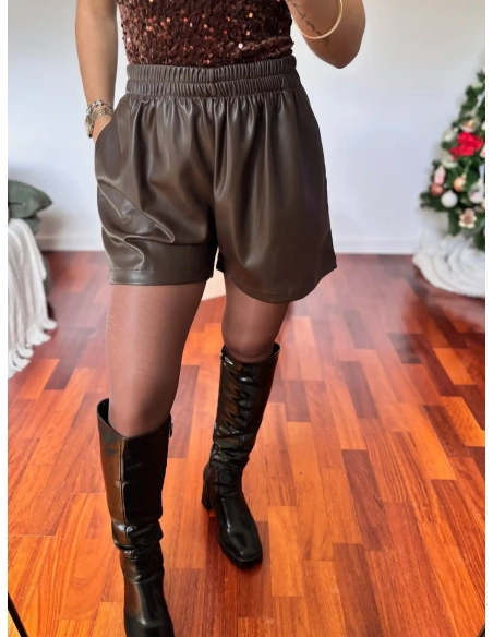 Short en similicuir - LILOU