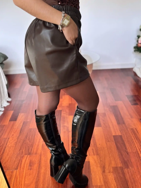 Short en similicuir - LILOU