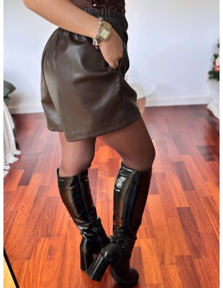 Short en similicuir - LILOU