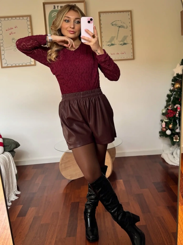 Short en similicuir - LILOU