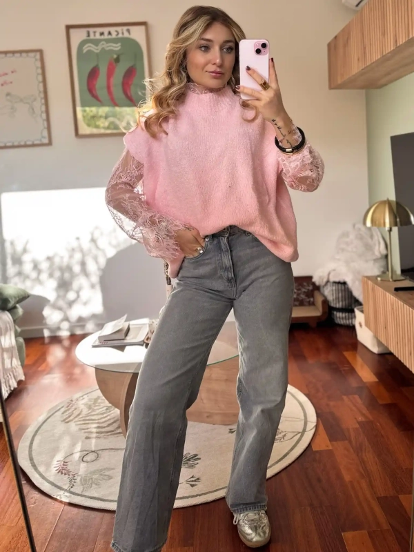 Pull en dentelle - MILOS