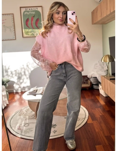 Pull en dentelle - MILOS