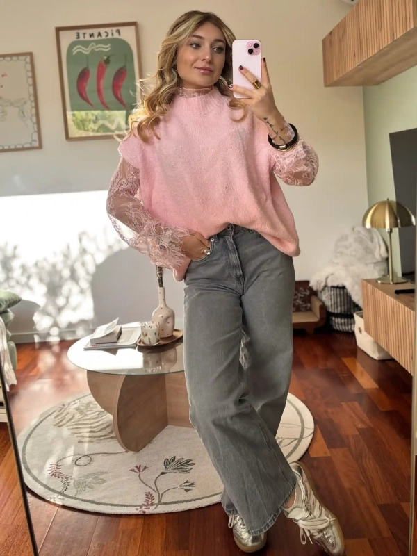 Pull en dentelle - MILOS