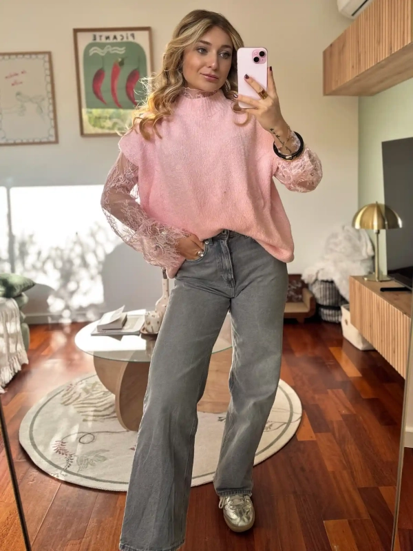 Pull en dentelle - MILOS