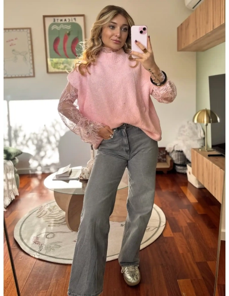 Pull en dentelle - MILOS