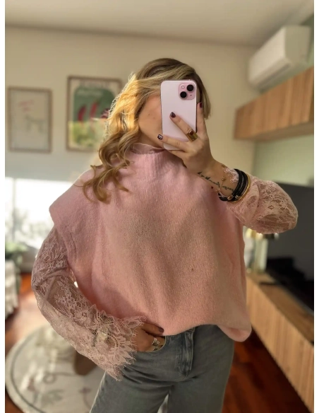 Pull en dentelle - MILOS