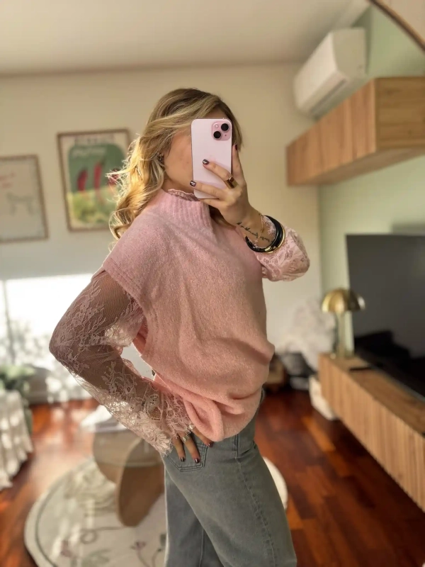 Pull en dentelle - MILOS