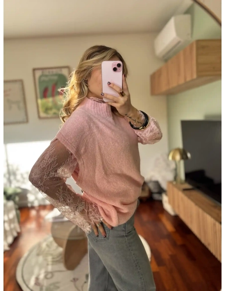 Pull en dentelle - MILOS