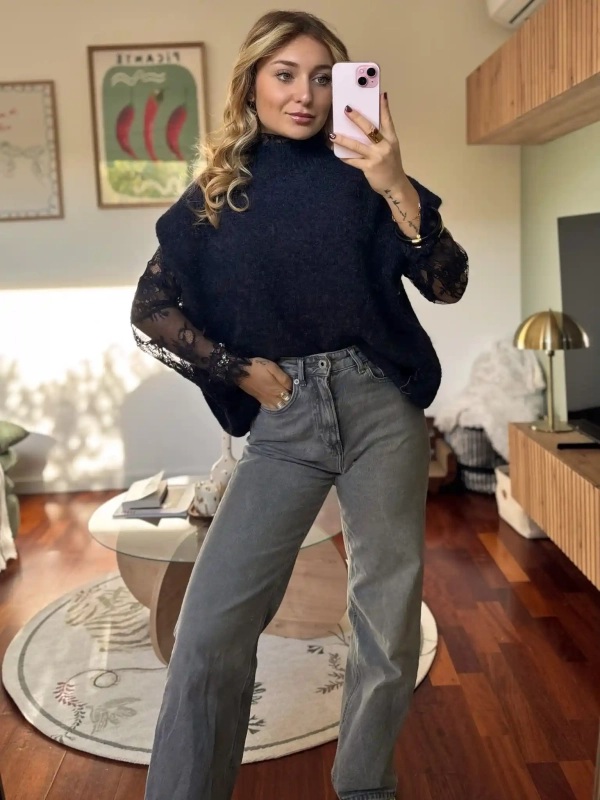 Pull en dentelle - MILOS