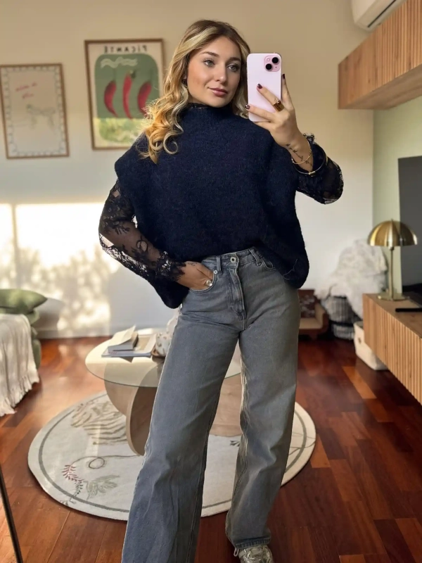 Pull en dentelle - MILOS