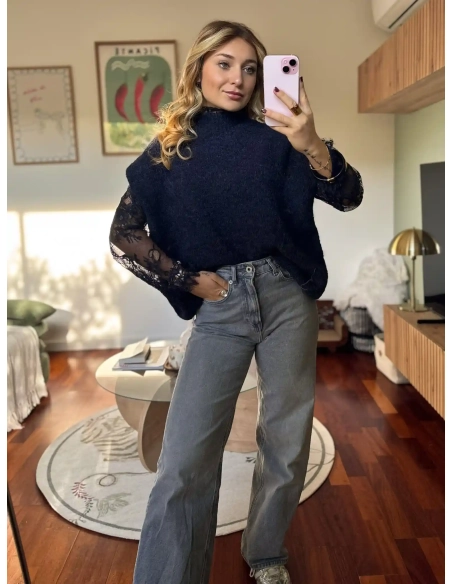 Pull en dentelle - MILOS