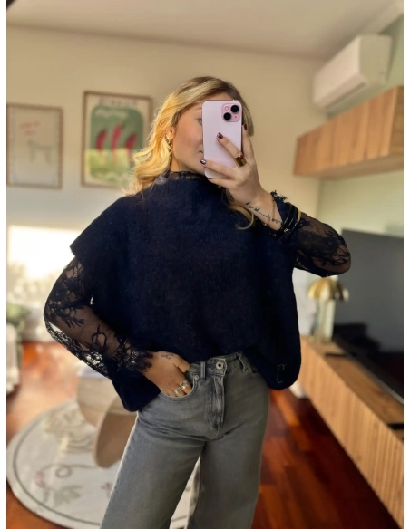 Pull en dentelle - MILOS