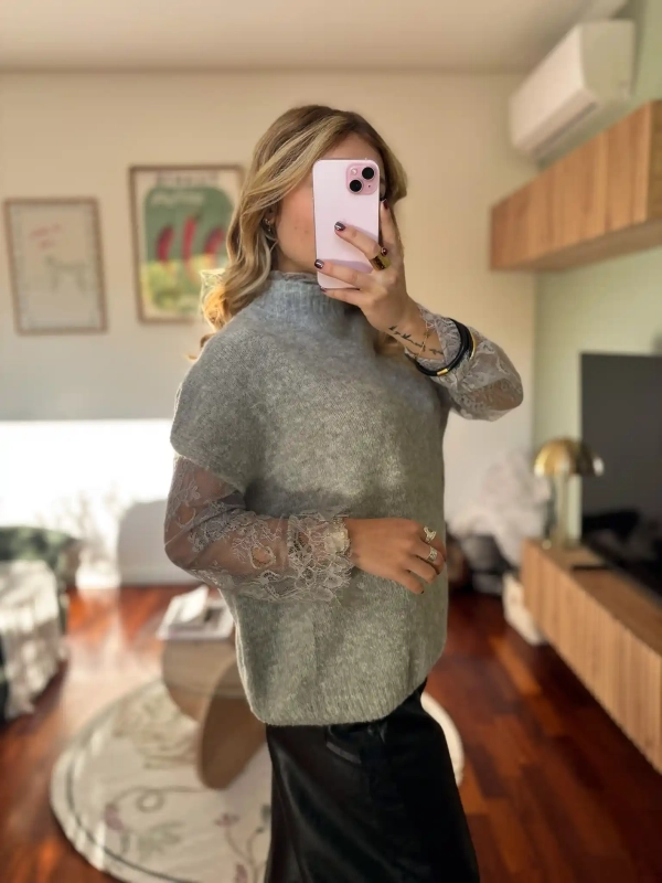Pull en dentelle - MILOS