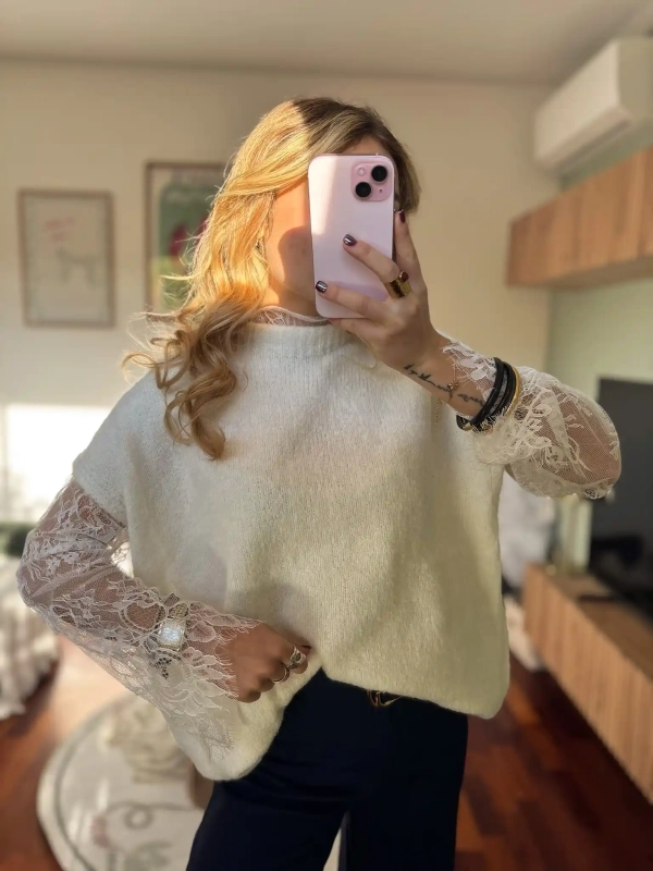 Pull en dentelle - MILOS