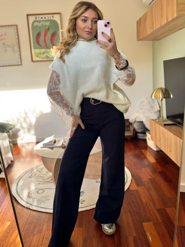 Pull en dentelle - MILOS