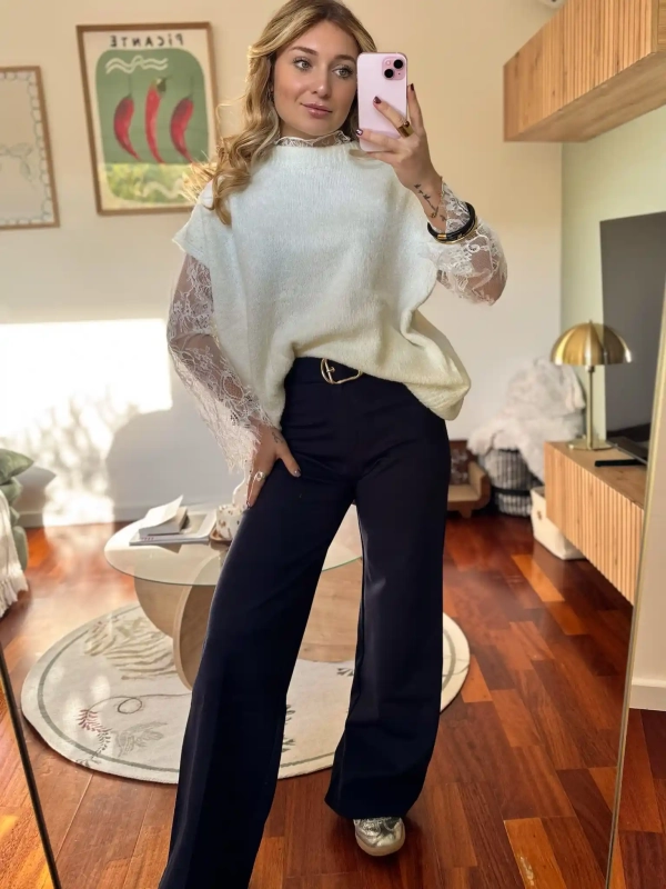 Pull en dentelle - MILOS