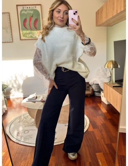 Pull en dentelle - MILOS