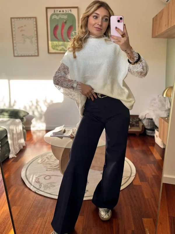 Pull en dentelle - MILOS