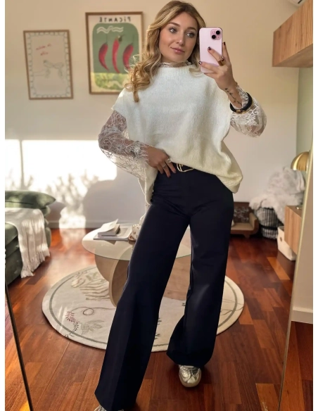 Pull en dentelle - MILOS