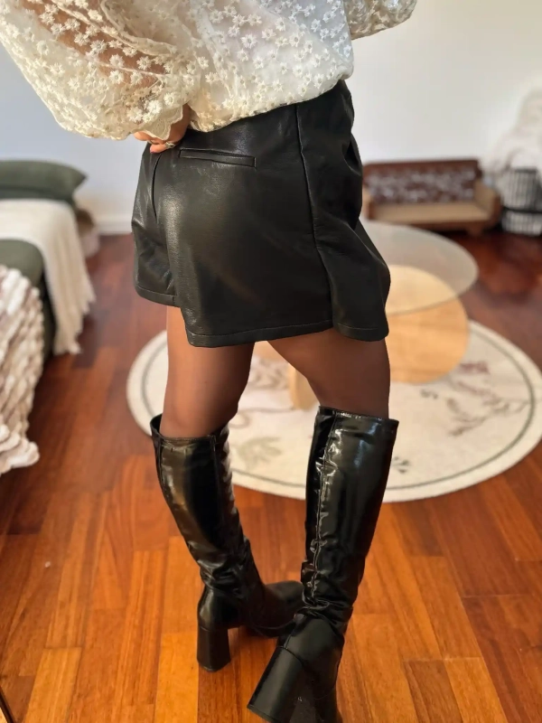 Jupe short drapée - MAYLO