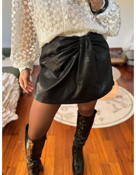 Jupe short drapée - MAYLO