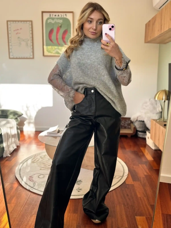 Pantalon similicuir - MORE