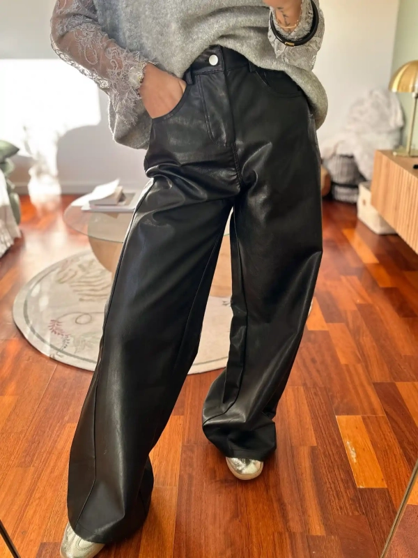 Pantalon similicuir - MORE