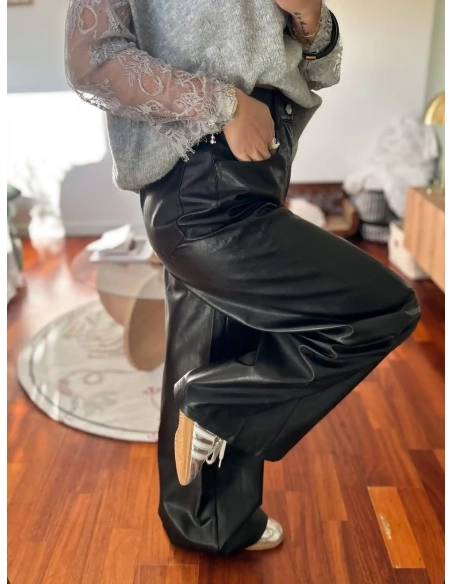 Pantalon similicuir - MORE