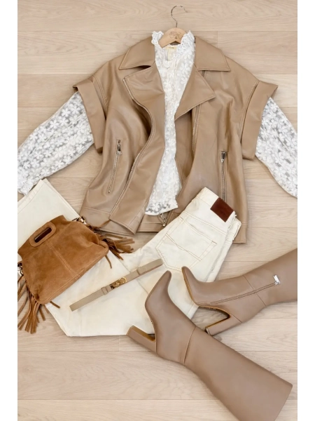 Perfecto sans manches - CAROLINE