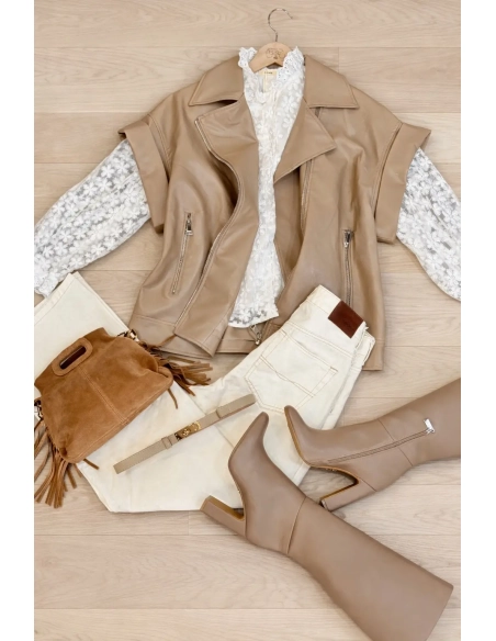 Perfecto sans manches - CAROLINE