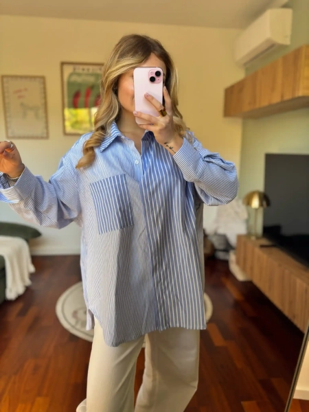 Chemise patchwork - ÉLIS