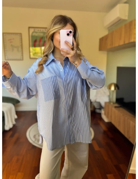 Chemise patchwork - ÉLIS