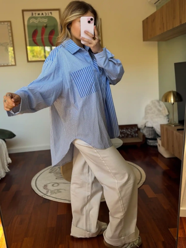 Chemise patchwork - ÉLIS
