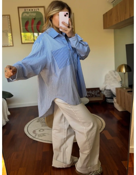 Chemise patchwork - ÉLIS