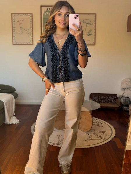 Blouse brodée - CLEO 2