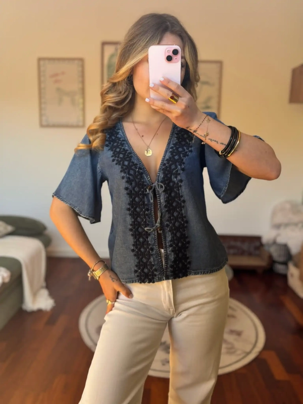 Blouse brodée - CLEO