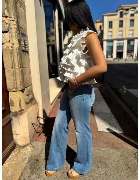 Top à volants - RACHEL
