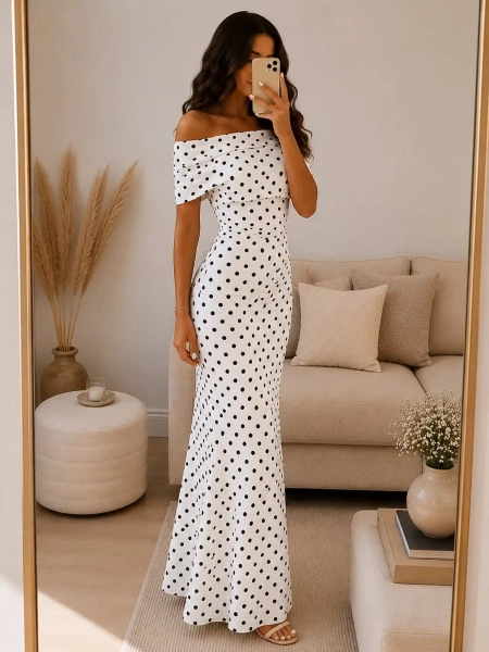 Robe à pois - NAËLIS
