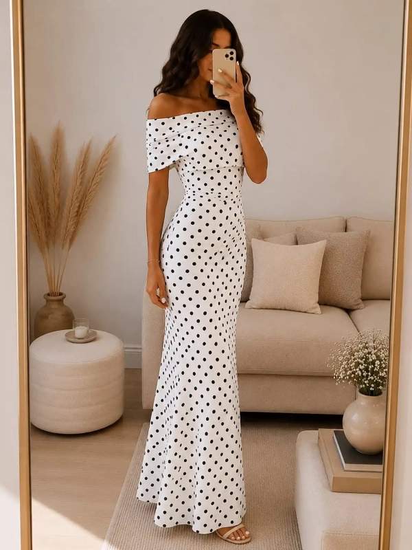 Robe à pois - NAËLIS