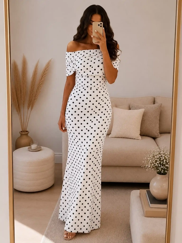 Robe à pois - NAËLIS
