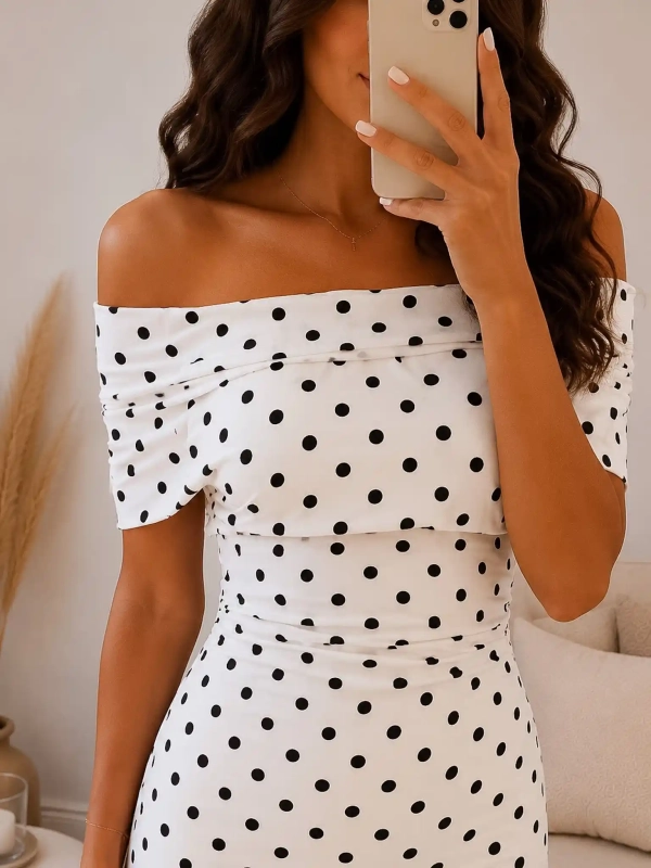 Robe à pois - NAËLIS
