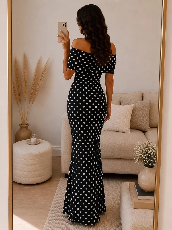 Robe à pois - NAËLIS