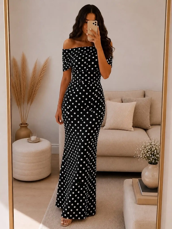 Robe à pois - NAËLIS
