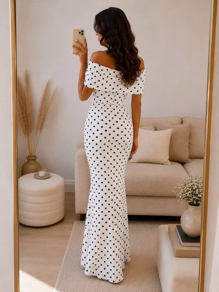 Robe à pois - NAËLIS